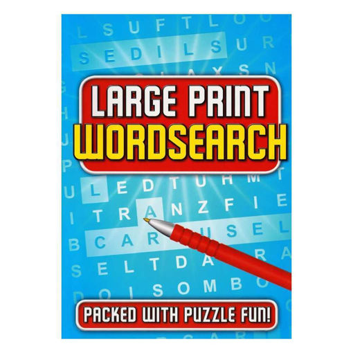 Picture of LARGE PRINT WORDSEARCH BLUE